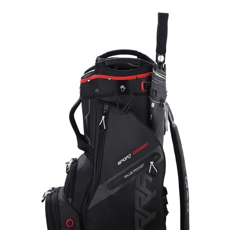 Big Max Terra Sport cart bag, schwarz/rot