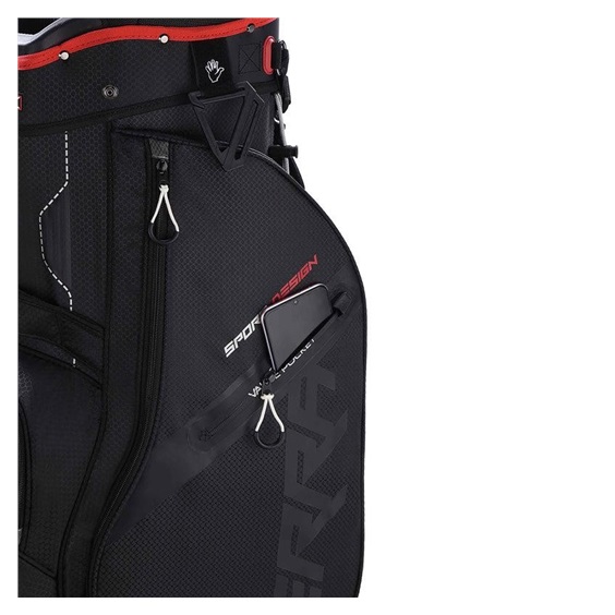 Big Max Terra Sport cart bag, schwarz/rot