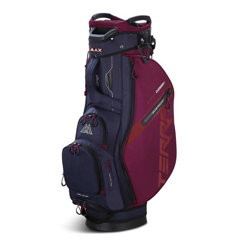 Big Max Terra Sport cart bag, dunkelblau/weinrot