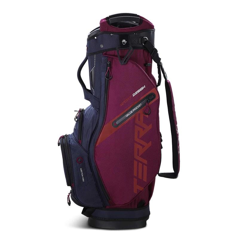 Big Max Terra Sport cart bag, dunkelblau/weinrot
