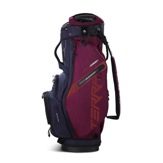Big Max Terra Sport cart bag, dunkelblau/weinrot