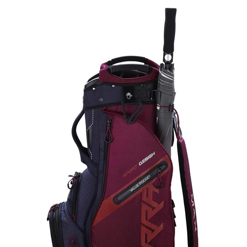 Big Max Terra Sport cart bag, dunkelblau/weinrot