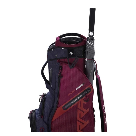Big Max Terra Sport cart bag, dunkelblau/weinrot