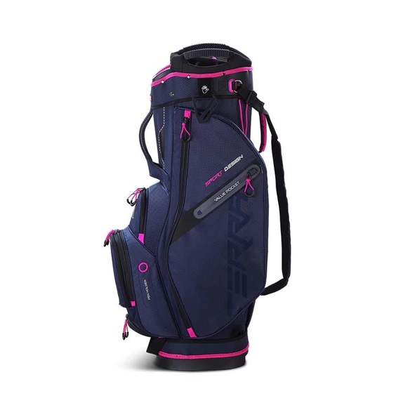 Big Max Terra Sport cart bag, steel blue/fuchsia