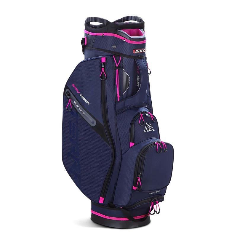 Big Max Terra Sport cart bag, steel blue/fuchsia