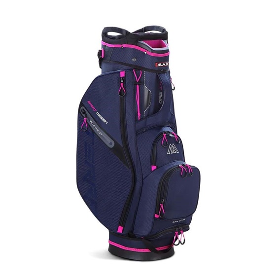 Big Max Terra Sport cart bag, steel blue/fuchsia