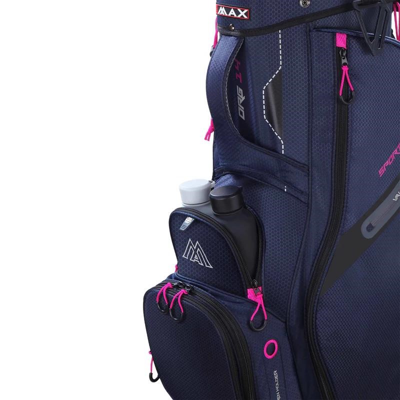 Big Max Terra Sport cart bag, steel blue/fuchsia