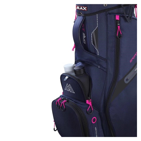 Big Max Terra Sport cart bag, steel blue/fuchsia