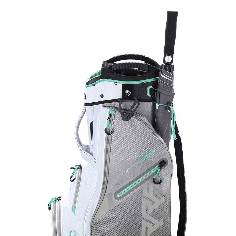 Big Max Terra Sport cart bag, weiss/silber/mint