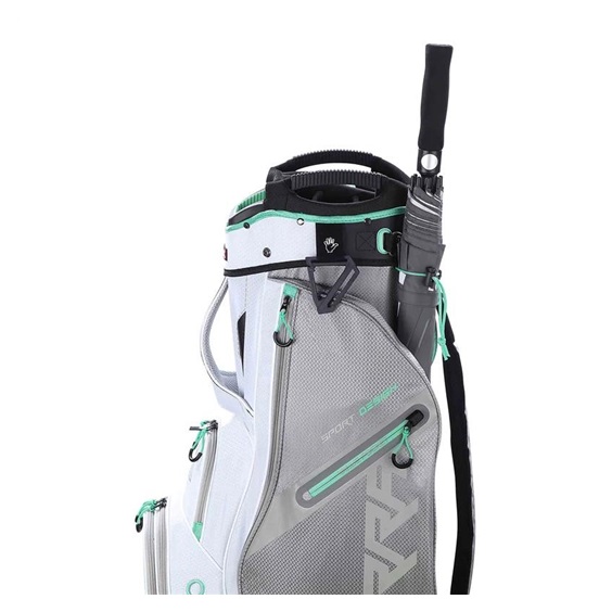 Big Max Terra Sport cart bag, weiss/silber/mint