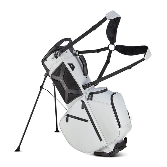 Big Max Dri Lite Hybrid Prime stand bag, weiss