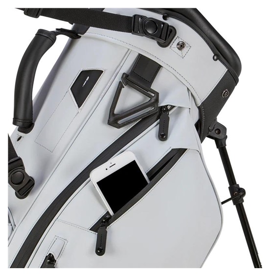 Big Max Dri Lite Hybrid Prime stand bag, weiss