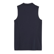 Puma Range Pique Sleeveless Damen Poloshirt, dunkelblau