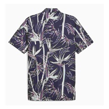 Puma Mattr Birds of Paradise Herren Poloshirt, dunkelblau