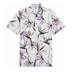 Puma Mattr Birds of Paradise Herren Poloshirt, weiss