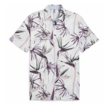 Puma Mattr Birds of Paradise Herren Poloshirt, weiss