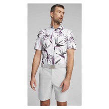 Puma Mattr Birds of Paradise Herren Poloshirt, weiss