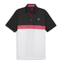 Puma Pure Colorblock Herren Poloshirt, weiss