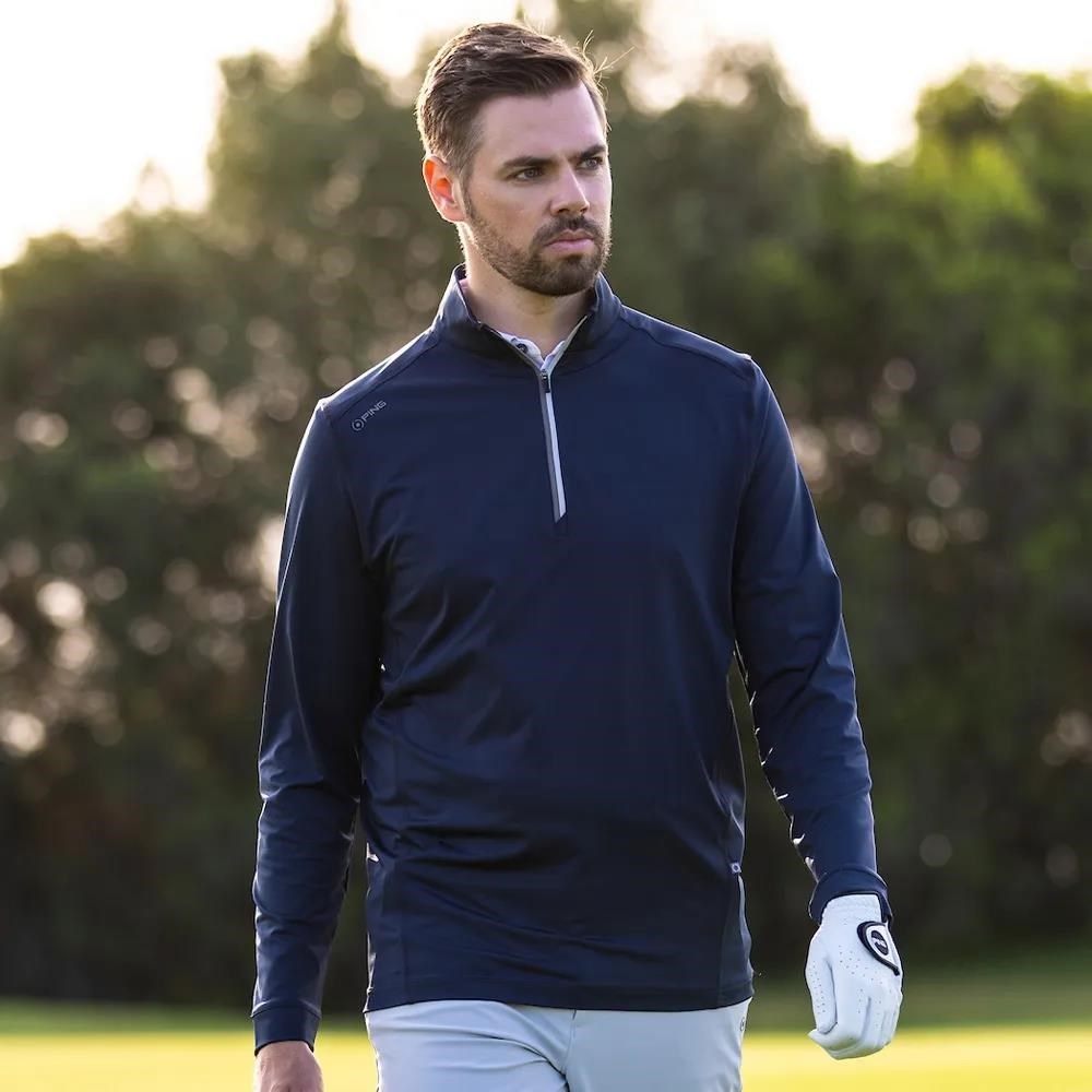 PING Latham Herren Sweatshirt, dunkelblau
