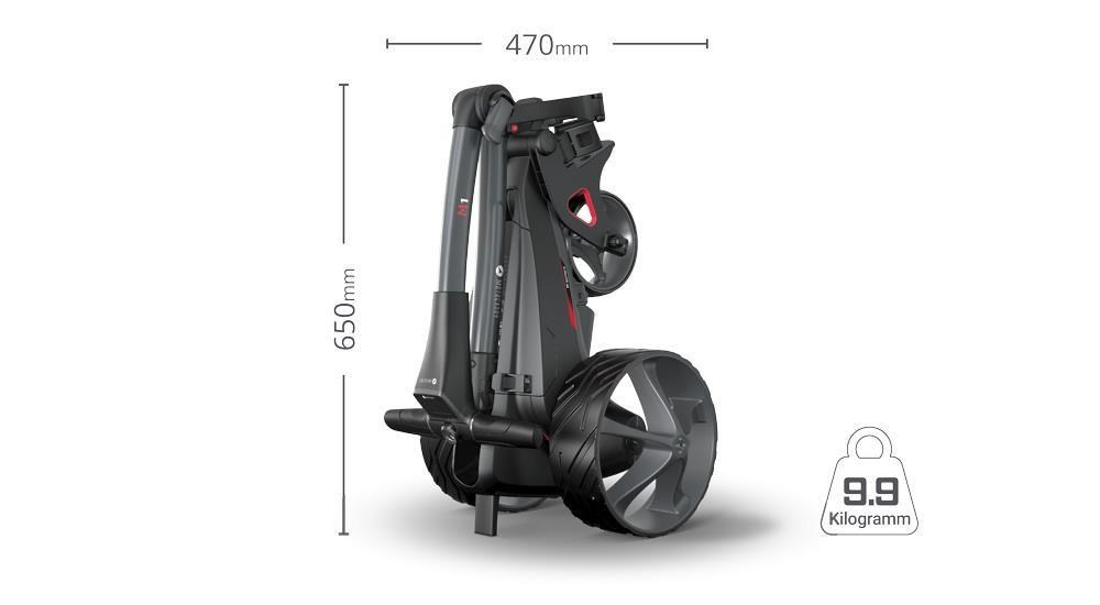 Motocaddy M1 Elektrotrolley, 18+ Akku