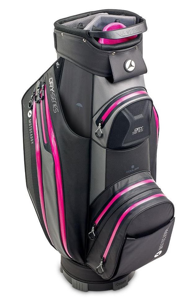 Motocaddy Dry Series Cartbag, grau/rosa