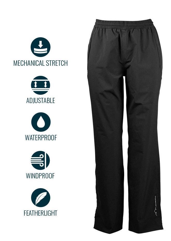 Sun Mountain Monsoon Waterproof Herren Golfhose, schwarz