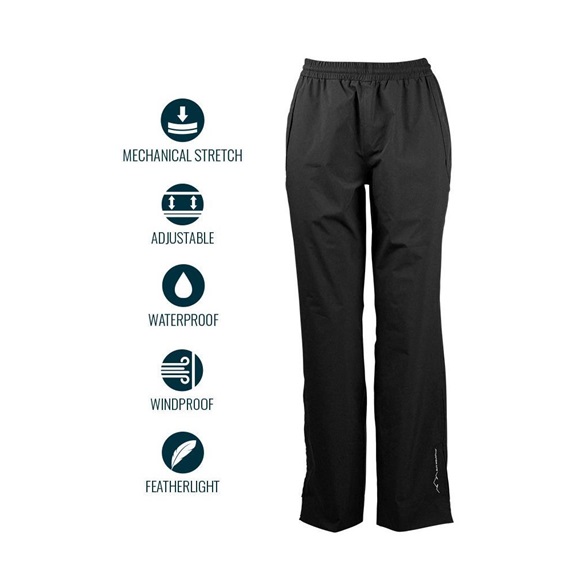 Sun Mountain Monsoon Waterproof Herren Golfhose, schwarz