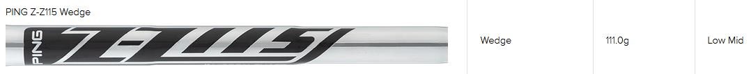 PING s159 Chrome Wedge, Stahl