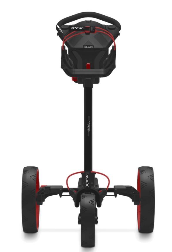 Big Max Blade Trio Golf Trolley, schwarz/rot