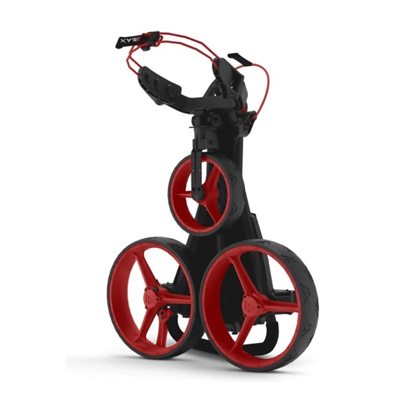 Big Max Blade Trio Golf Trolley, schwarz/rot