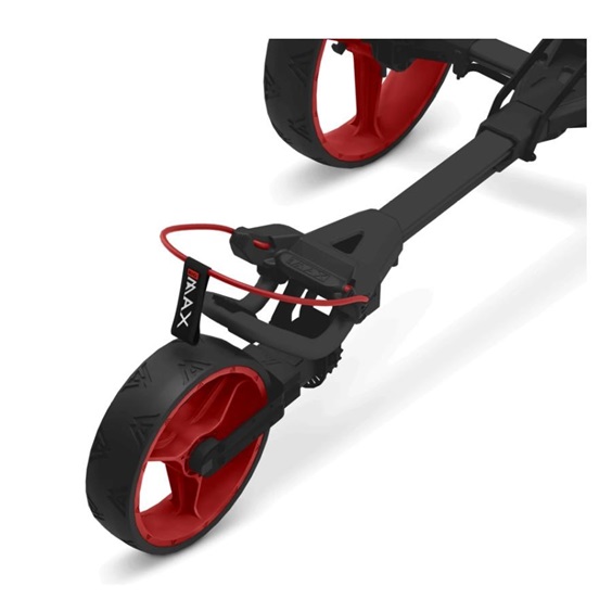 Big Max Blade Trio Golf Trolley, schwarz/rot