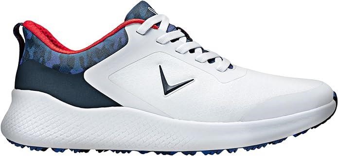 Callaway Chev Star Herren Golfschuhe, weiss/dunkelblau/rot