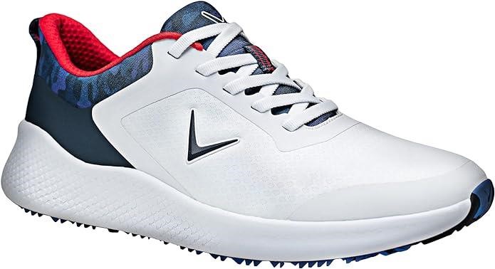 Callaway Chev Star Herren Golfschuhe, weiss/dunkelblau/rot