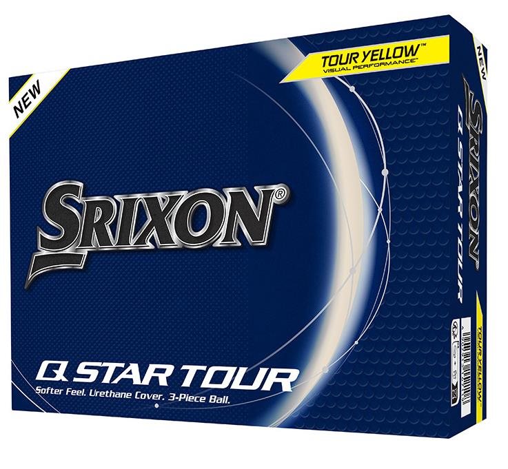 Srixon Q-Star Tour Golfbälle, gelb