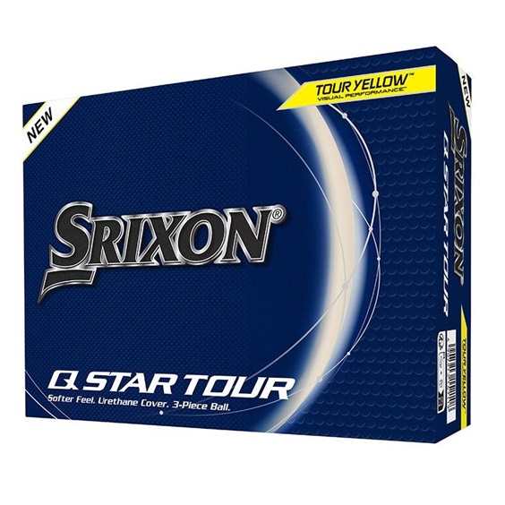 Srixon Q-Star Tour Golfbälle, gelb