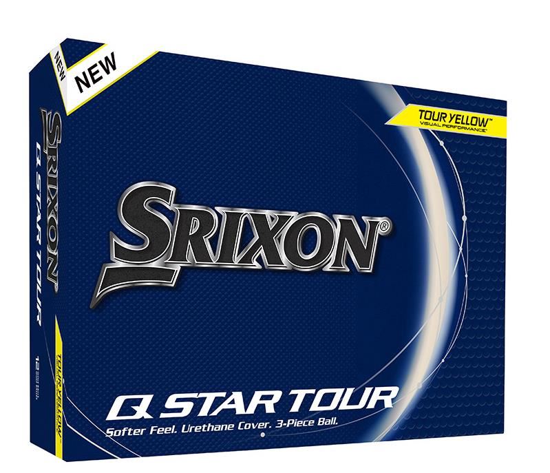 Srixon Q-Star Tour Golfbälle, gelb