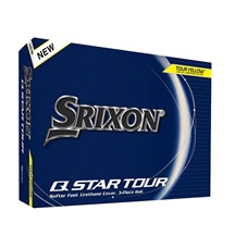 Srixon Q-Star Tour Golfbälle, gelb