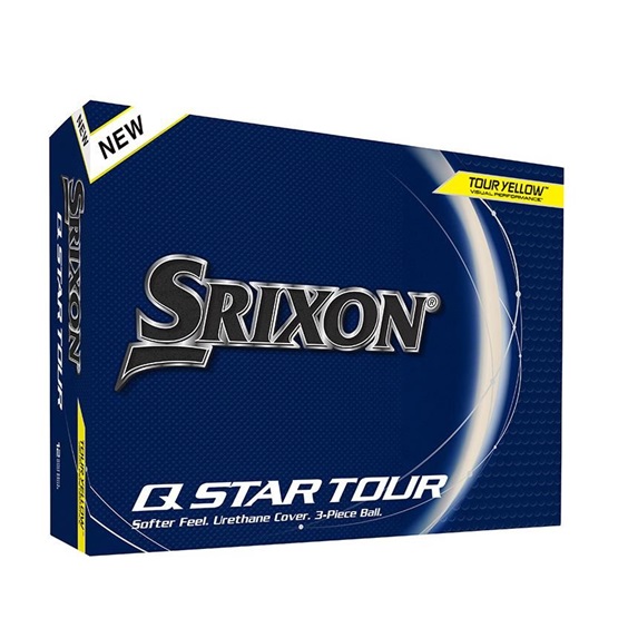 Srixon Q-Star Tour Golfbälle, gelb