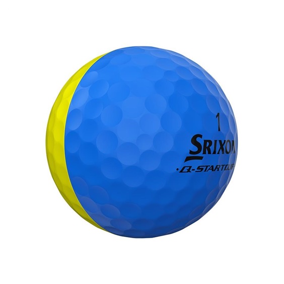 Srixon Q-STAR Tour Divide Golfbälle, gelb/blau