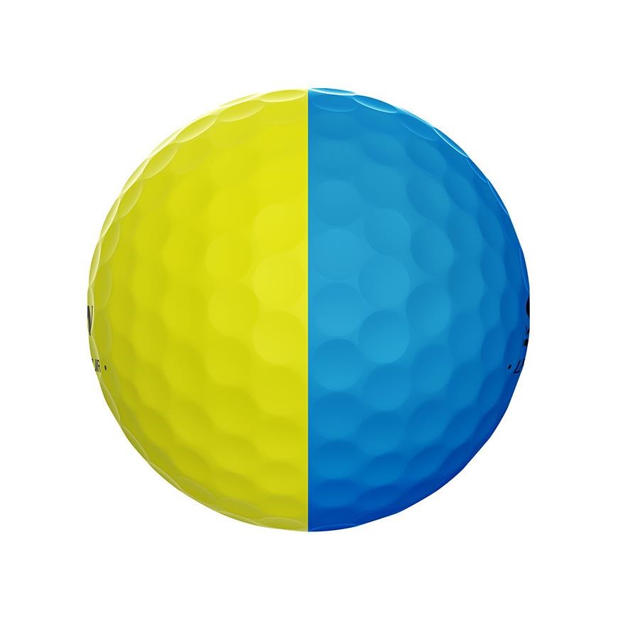 Srixon Q-STAR Tour Divide Golfbälle, gelb/blau