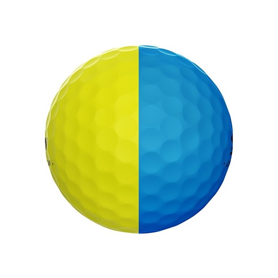 Srixon Q-STAR Tour Divide Golfbälle, gelb/blau