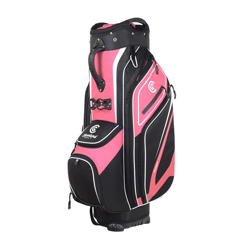 Cleveland Friday 3 Cartbag, rosa/schwarz