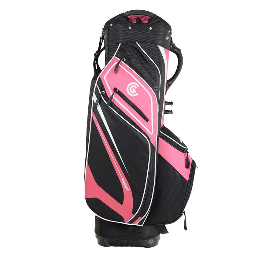 Cleveland Friday 3 Cartbag, rosa/schwarz