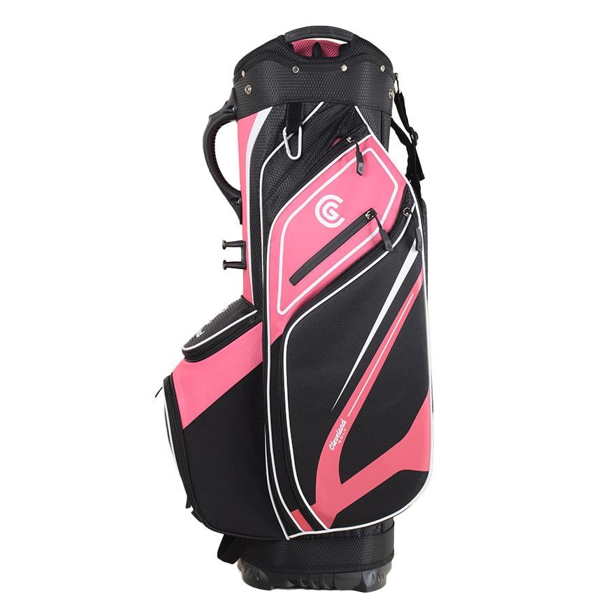 Cleveland Friday 3 Cartbag, rosa/schwarz