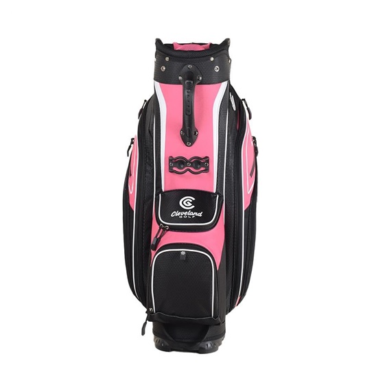 Cleveland Friday 3 Cartbag, rosa/schwarz