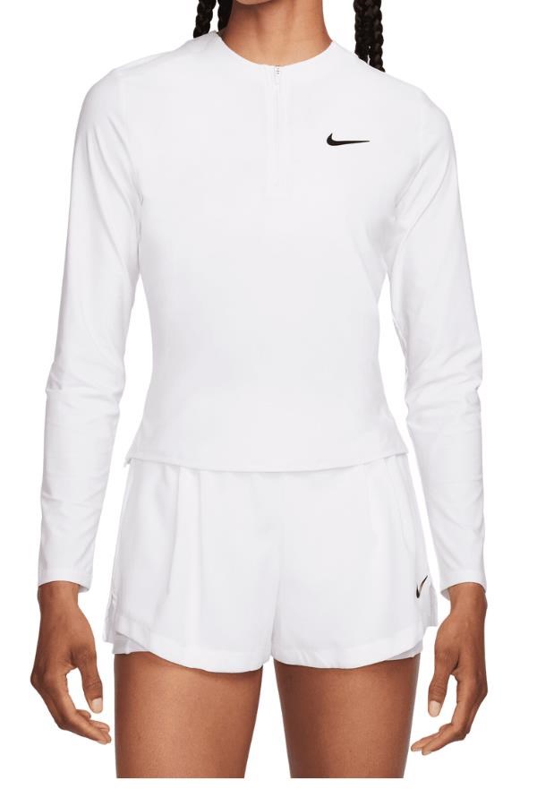 Nike Court Advantage Damen Sweatshirt, weiss