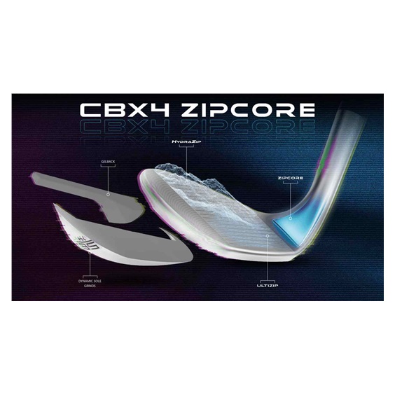Cleveland CBX4 Zipcore Damen Wedge, Graphit