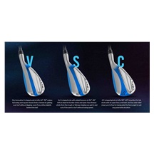 Cleveland CBX4 Zipcore Herren Wedge, Graphit