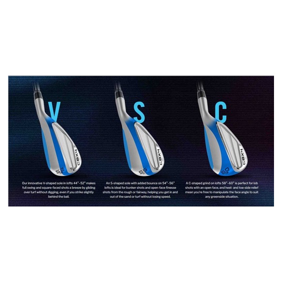 Cleveland CBX4 Zipcore Herren Wedge, Graphit