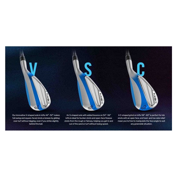 Cleveland CBX4 Zipcore Herren Wedge, Stahl